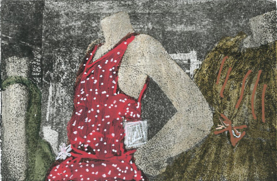 Red Dress, photograph by Melinda Green Harvey